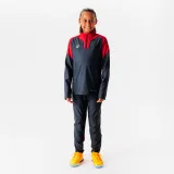 KIPSTA Detské futbalové nohavice Viralto Club sivo-červené 8-9 r (131-140 cm) · záber 2