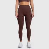 Dámske legíny Iron Aesthetics Ultimate, hnedé · záber 2