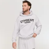 GymBeam Mikina Varsity Grey - Velikost: M | Barva: Sivá | Hmotnost: 0,6672 kg | Balení: 20 · záber 2