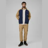 Pánský regular fleece se stojáčkem - béžový · záber 2