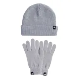 Dámská zimní čepice ADIDAS Glove + Beanie 2 Pcs. Set light grey heather white · záber 1