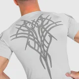 Férfi sportpóló Iron Aesthetics Titan, szürke · záber 4