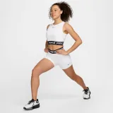 Dámské tréninkové tričko s krátkým rukávem NIKE PRO DF 365 CROP TANK-100 WHITE BLACK · záber 4