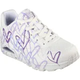 Dámská rekreační obuv SKECHERS Uno Spread The Love W white multi purple · záber 1