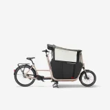 BTWIN Nákladný elektrobicykel Family F900E sivohnedý bez · záber 1