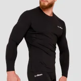 GymBeam Kompresní tričko s dlouhým rukávem High Black - Barva: Čierna | Hmotnost: 0,3 kg | Balení: 55 · záber 4