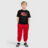 Chlapecké tepláky joggery - červené · záber 1