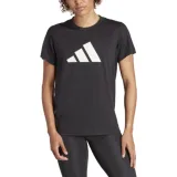 Dámské tréninkové tričko s krátkým rukávem ADIDAS WE LOGO T BLACK WHITE · záber 1
