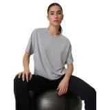 Dámské tréninkové tričko s krátkým rukávem 4F TSHIRT FNK F1811-27S-COLD LIGHT GREY · záber 1