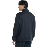 Pánská zateplená tréninková mikina s 1 2 zipem UNDER ARMOUR UA Armour Fleece 1 4 Zip-BLK · záber 3