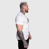 Pánske športové tričko Iron Aesthetics Urban, biele · záber 4