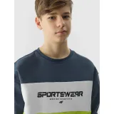 Chlapecká mikina 4F JUNIOR SWEATSHIRT-4FJWSS24TSWSM0923-72N-LEMON NEON · záber 4
