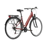 Kross Sentio 1.0 28" - model 2025 rubín / šedá / lesk - S (18", 158-170 cm) · záber 3