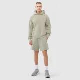 Teplákové šortky unisex - olivové · záber 1