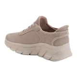 Dámska rekreačná obuv SKECHERS Bobs B Flex Hi Linear Force Slip-Ins W taupe · záber 5