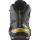 Pánska členková turistická obuv SALOMON X Ultra 360 Mid GTX M castlerock black spicy mustard · záber 5