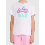 Dievčenské tričko s krátkym rukávom 4F JUNIOR TSHIRT F2938-10S-WHITE · záber 2