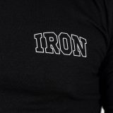 Pánske tričko s dlhým rukávom Iron Aesthetics Campus, čierne · záber 4
