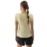 Dámské tričko s krátkým rukávem 4F TSHIRT-WSS24TTSHF1267-73S-LIGHT LEMON · záber 2