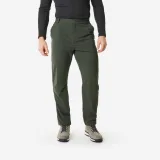 QUECHUA Pánske turistické nohavice NH100 vodoodpudivé -10 °C zelené L (L34) · záber 1