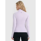 Dámské termo tričko s dlouhým rukávem a s polovičním zipem 4F BRUSHED UNDERWEAR F096-WAW25UBRUF096-52S-LIGHT VIOLET · záber 5