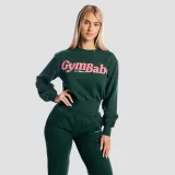 GymBeam Dámská mikina GymBabe Forest - Velikost: XS | Barva: Zelená | Hmotnost: 0,39 kg | Balení: 42 · záber 5