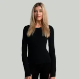 Дамска тениска с дълъг ръкав MERINO I Black - STRIX - Размер: XL | Тегло: 0,236 g | Опаковка: 55 · záber 1