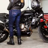 Dámske moto jeansy W-TEC Rafael Farba modrá, · záber 4