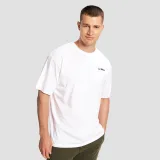 GymBeam Limitless Oversized T-Shirt White - Velikost: XL | Barva: Biela | Hmotnost: 0,2375 kg | Balení: 85 · záber 3