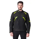 Letná moto bunda W-TEC Timuco Farba čierna-fluo, · záber 3
