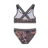Lány fürdőruhák COLOR KIDS Bikini W. Contrast Straps, AOP-5077-Coral Blush · záber 2