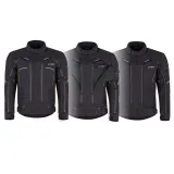 Pánska moto bunda W-TEC Progair Farba čierna-fluo, · záber 2
