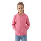 Dievčenská mikina so zipsom 4F JUNIOR SWEATSHIRT F2322-54S-PINK · záber 1