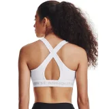 Dámská sportovní tréninková podprsenka UNDER ARMOUR Crossback Mid Bra-WHT · záber 5