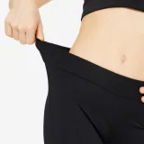 DOMYOS Dievčenské flitrové legíny na cvičenie čierne 5-6 r (113-122 cm) · záber 2