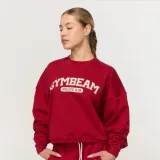Дамски суичър Varsity Red - GymBeam - Размер: XS | Тегло: 0,4622 g | Опаковка: 30 · záber 1