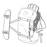 Burton Kilo 2.0 27L Backpack - Barva: Čierna · záber 2