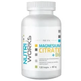 NutriWorks Magnesium Citrate + B6 120 kapslí · záber 2