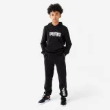 PUMA Chlapčenské bežecké nohavice Puma s potlačou čierne 5-6 r (116 cm) · záber 1