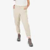 QUECHUA Dámske ľanové turistické nohavice NH500 béžové 3XL (L31) · záber 2