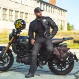 W-TEC Black Heart Wings Leather Jacket čierna - L · záber 5
