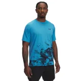 Pánské tréninkové tričko s krátkým rukávem UNDER ARMOUR UA M TECH FADE SS-BLU · záber 1