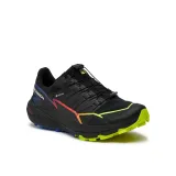Pánská běžecká trailová obuv SALOMON ThunderCross GTX Blue Fire black surf the web safety yellow · záber 3