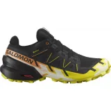 Pánská běžecká trailová obuv SALOMON Speedcross 6 GTX M black sulphur spring bird of paradise · záber 1