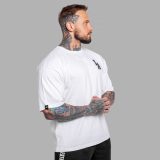 Oversize triko Iron Aesthetics College, bílé · záber 4