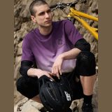 T-shirt relaxed s potlačou pánsky - fialový · záber 4