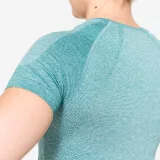 DOMYOS Dámsky crop top tyrkysový XL · záber 2