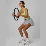 Dámský slim rychleschnoucí tréninkový crop top - zelený · záber 2