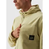 Pánská fleecová mikina na zip 4F FLEECE-WAW24TFLEM252-44S-OLIVE · záber 3