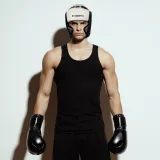 Boxerská prilba inSPORTline Truluck Farba čierno-biela, · záber 5